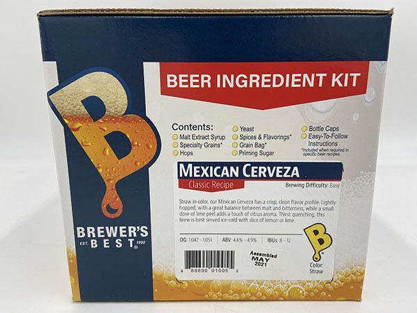 Mexican Cerveza Brewer&#39;s Best Ingredients Kit - Delta Brewing Systems
