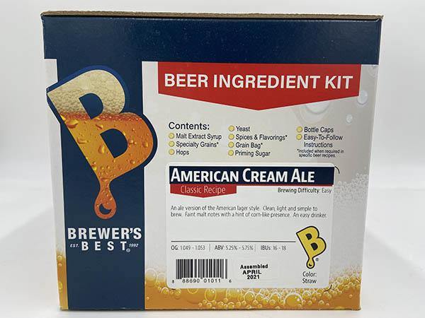 American Cream Ale Brewer&#39;s Best Ingredients Kit - Delta Brewing Systems