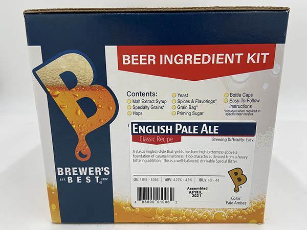 English Pale Ale Brewer&#39;s Best Ingredients Kit - Delta Brewing Systems