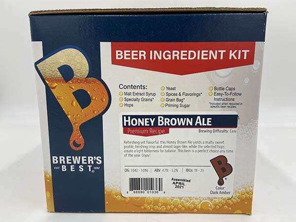Honey Brown Ale Brewer&#39;s Best Ingredients Kit - Delta Brewing Systems