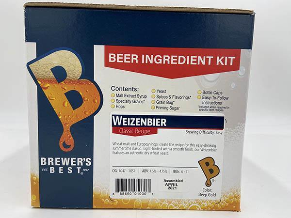 Weizenbier Brewer&#39;s Best Ingredients Kit - Delta Brewing Systems