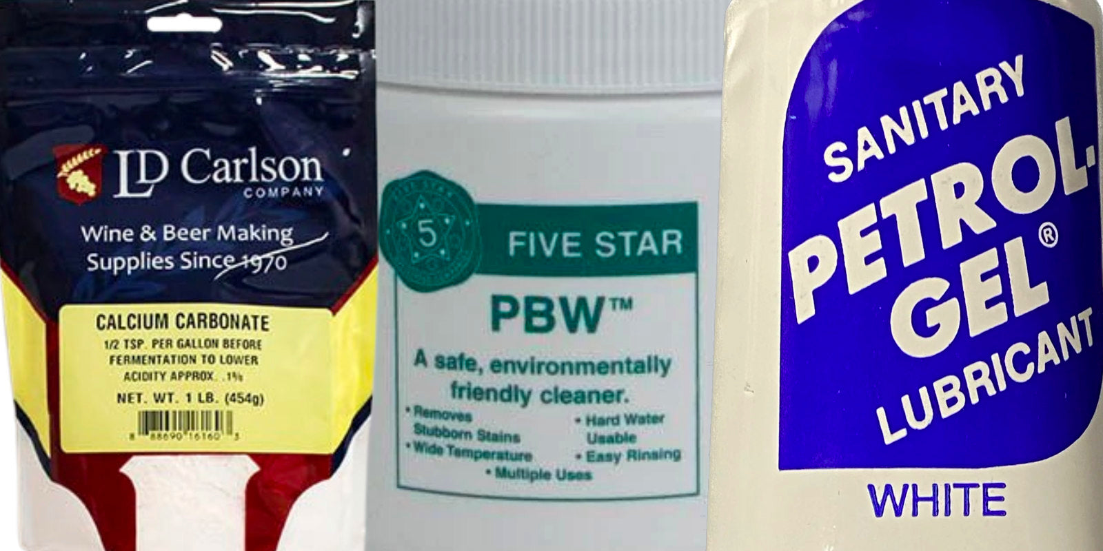 Cleaning supplies home brewing