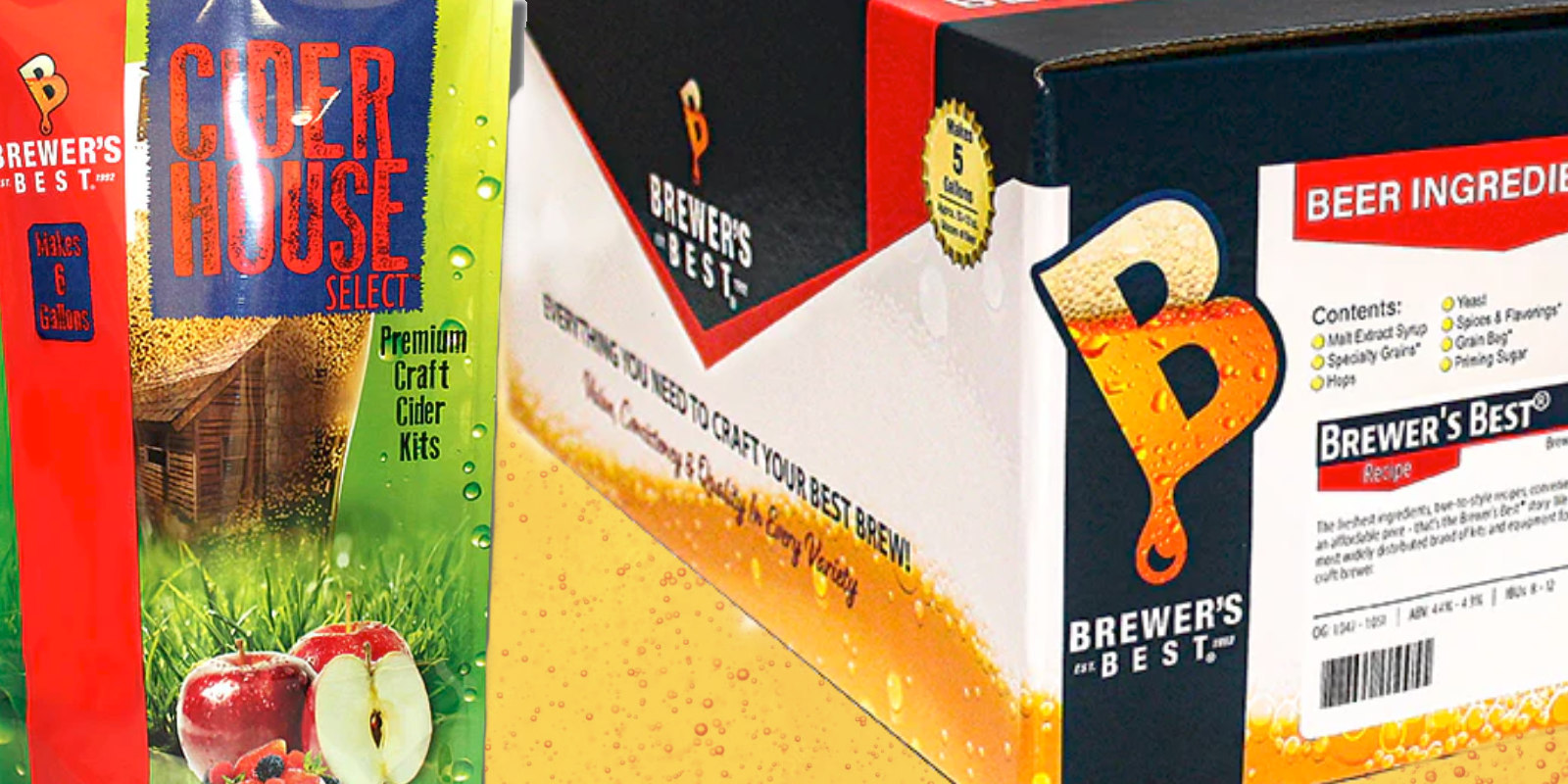 Extract Beer, Cider, & Kombucha Kits