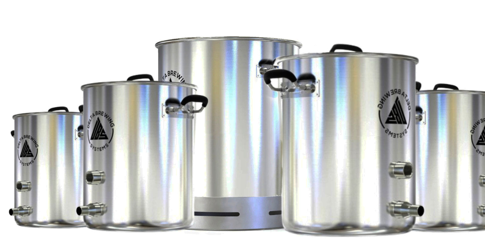 Brewing kettles collection