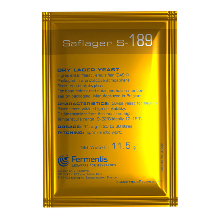 SafLager S-189 Dry Lager Yeast