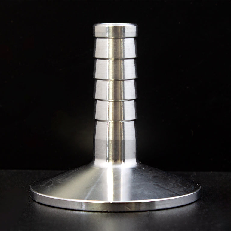 1.5&quot; Tri-Clamp Stainless Fitting with 1/2&quot; Barb