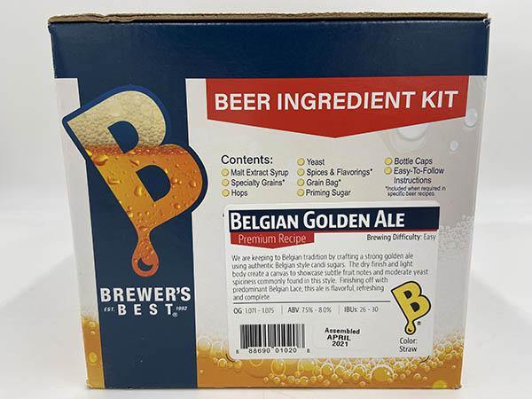 Belgian Golden Ale Brewers Best Ingredients Kit - Delta Brewing Systems