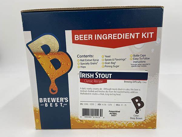 Irish Stout Brewer&#39;s Best Ingredients Kit - Delta Brewing Systems