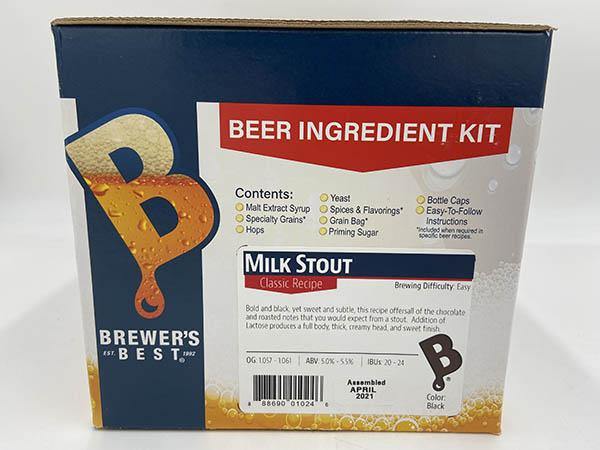 Milk Stout Brewer&#39;s Best Ingredients Kit - Delta Brewing Systems