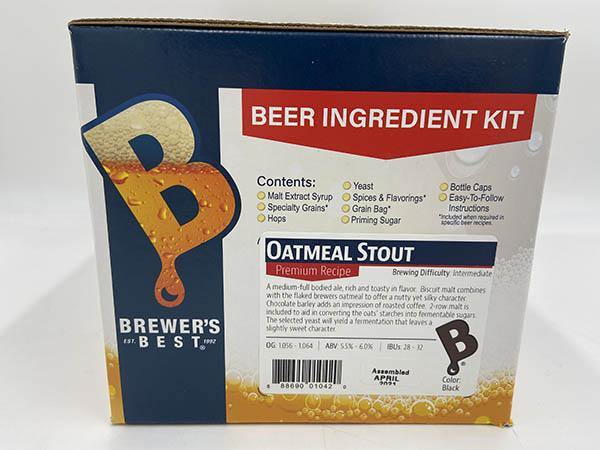 Oatmeal Stout Brewer&#39;s Best Ingredients Kit - Delta Brewing Systems