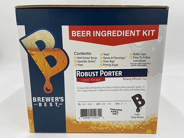Robust Porter Brewer&#39;s Best Ingredients Kit - Delta Brewing Systems