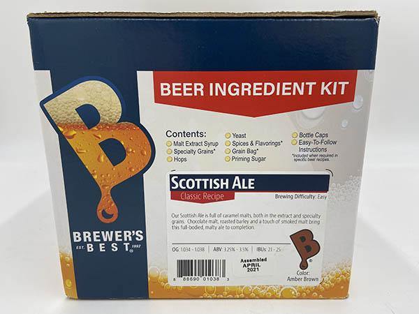Scottish Ale Brewer&#39;s Best Ingredients Kit - Delta Brewing Systems