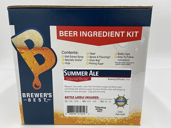 Summer Ale Brewer&#39;s Best Ingredients Kit - Delta Brewing Systems