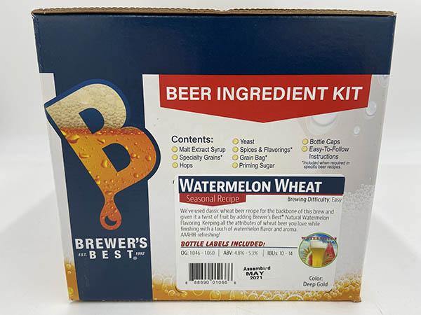 Watermelon Wheat Brewer&#39;s Best Ingredients Kit - Delta Brewing Systems
