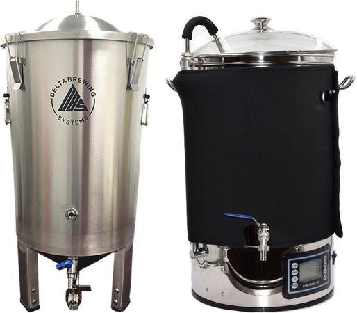 AIO 10 gallon + Fermtank 8 gallon bundle - Delta Brewing Systems