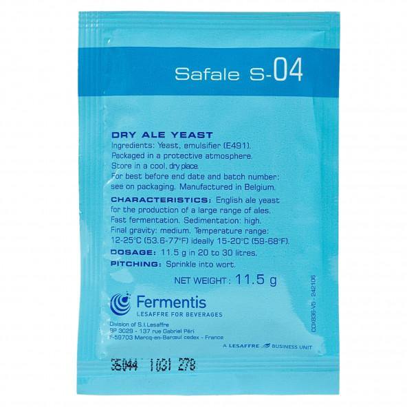 SAFALE S-04 DRY ALE YEAST - 2352 - Delta Brewing Systems